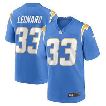 mens nike deane leonard powder blue los angeles chargers ga